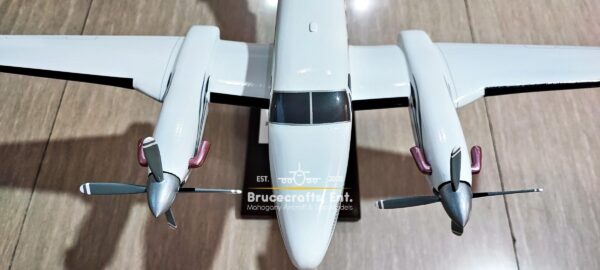 Model of Beechcraft Super King Air B200 with detailed craftsmanship.